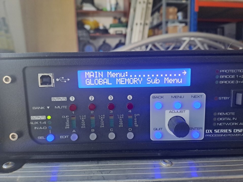 DAS DX 80i Amplificador Digital Das 4 Canales Con Dsp