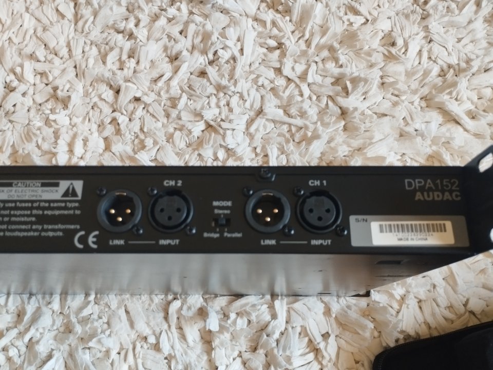 Etapa stereo AUDAC DPA 152 de segunda mano · Foto 5 de 7 · Alicante · 200 €
