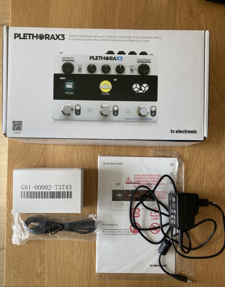 TC Electronic Plethora X3 pedal multiefectos