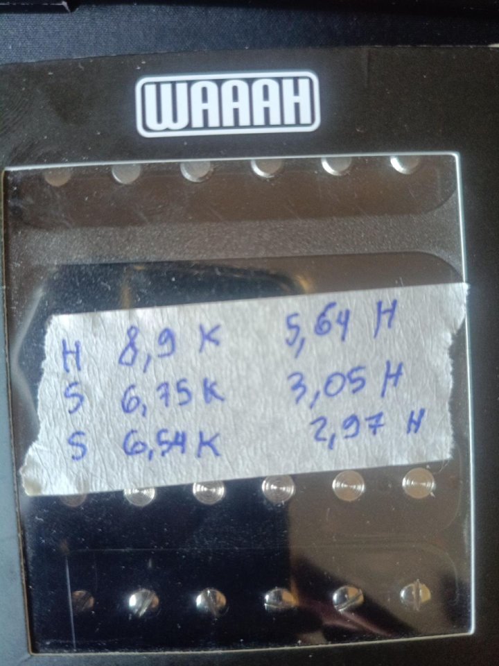Juego Pastillas Guitarra HSS Alnico V Waaah de segunda mano · Foto 3 de 4 · A Coruña · 45 €