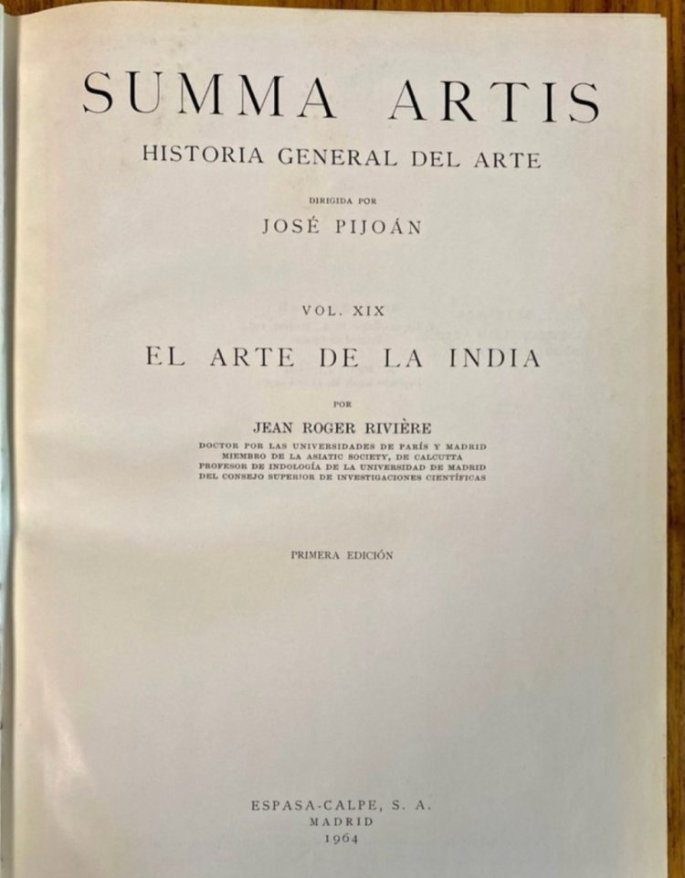 Enciclopedia Summa Artis, Historia General del Arte.
