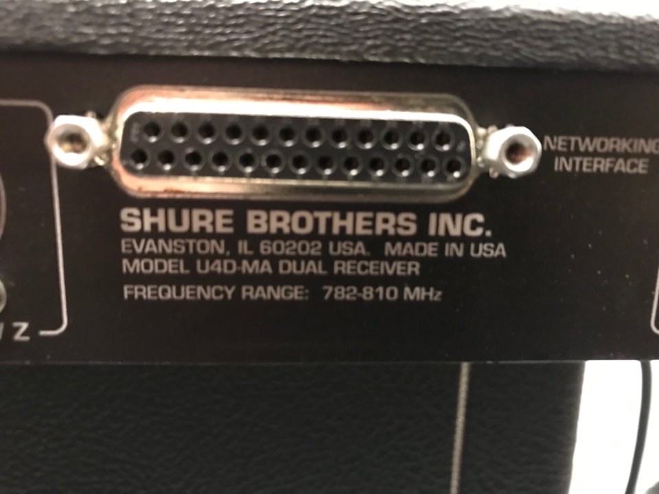 5 Recetores inalámbricos shure y sony