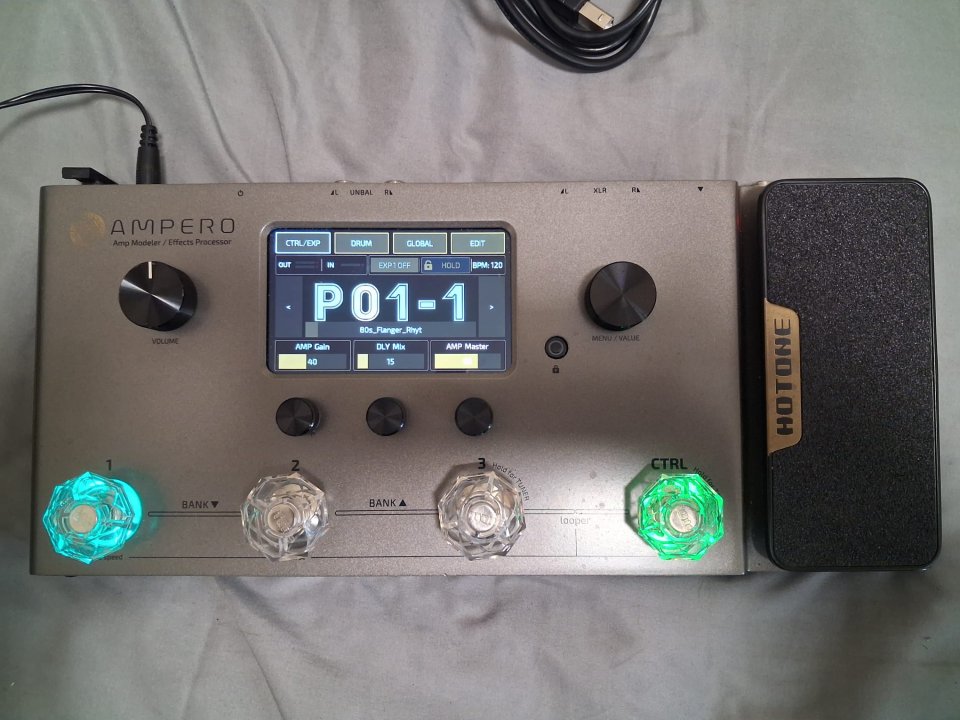 Hotone Ampero Silver Edition