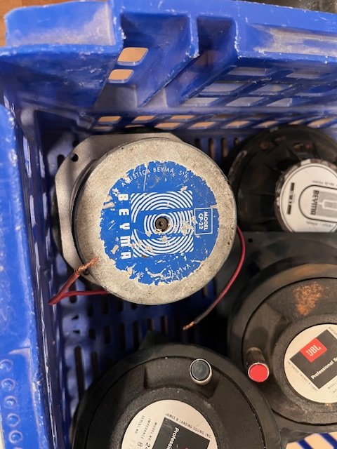 Motores de agudos y tweeters JBL, DAS, Beyma.