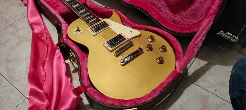 Guitarra Vintage V100 Goldtop