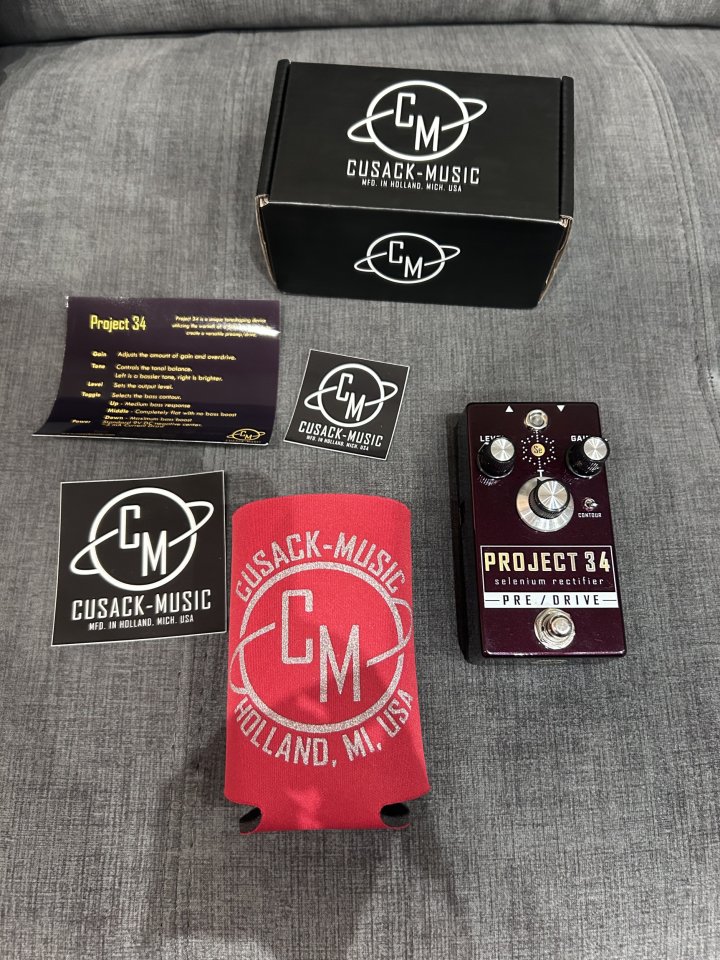 Cusack Music Project 34 Selenium Rectifier Pre/Drive - ¡Tono de Válvulas Vintage en Formato Pedal! de segunda mano · Foto 1 de 7 · Asturias · 160 €