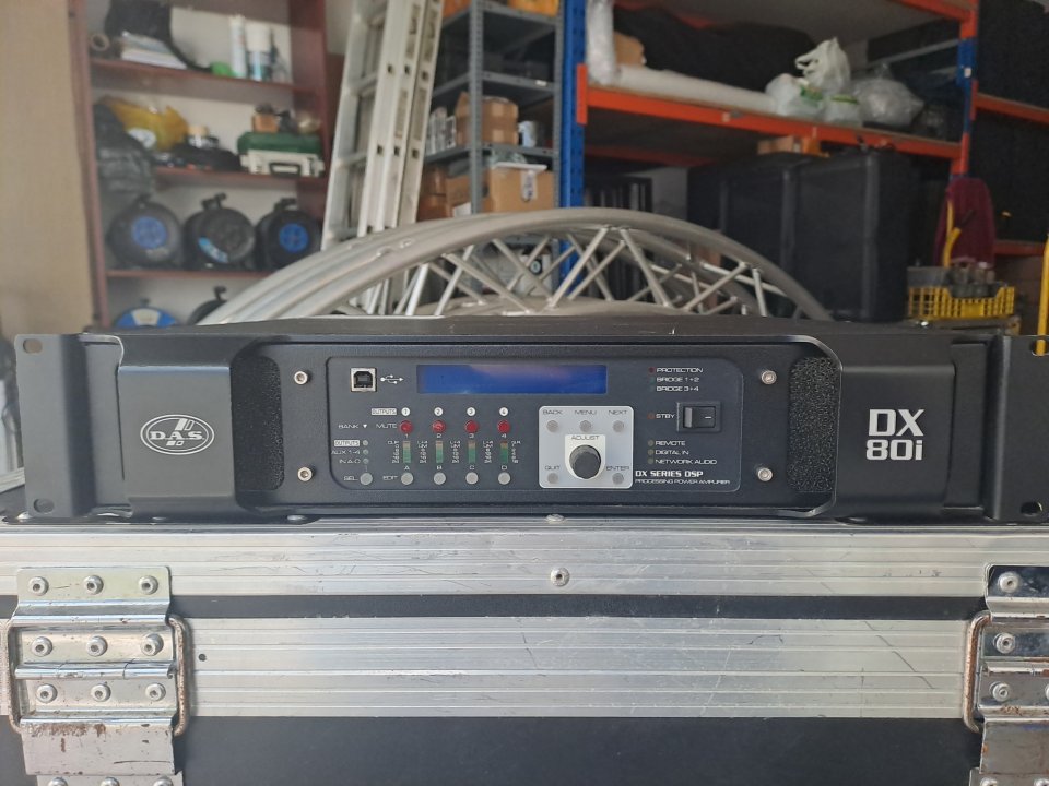 DAS DX 80i Amplificador Digital Das 4 Canales Con Dsp