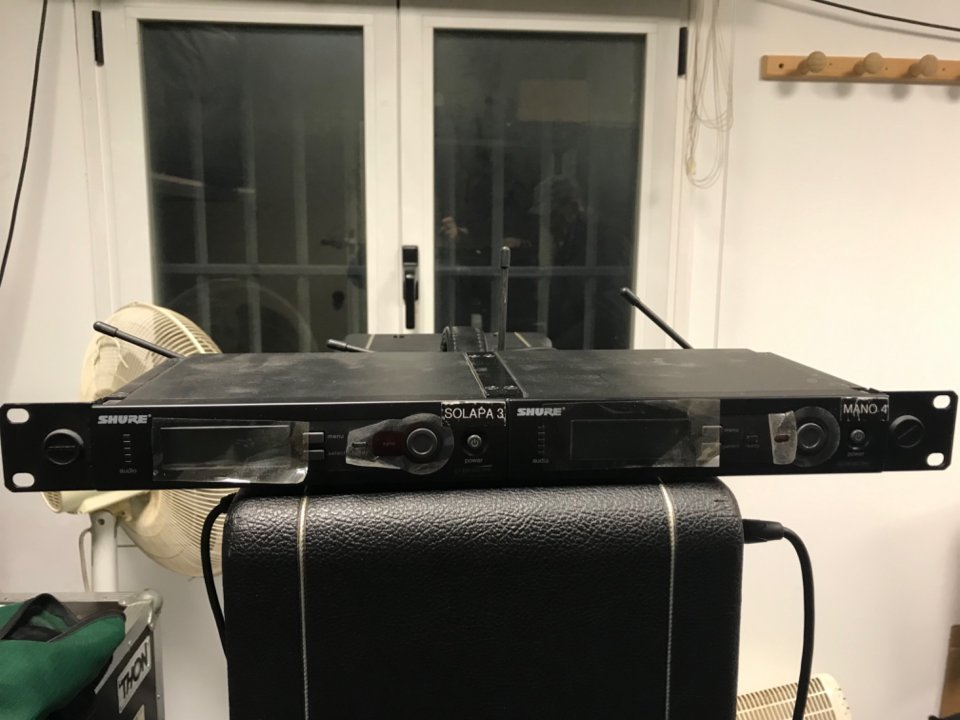 5 Recetores inalámbricos shure y sony