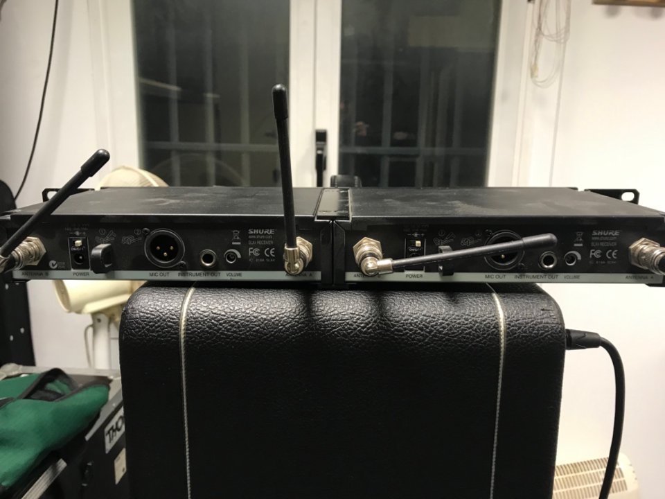 5 Recetores inalámbricos shure y sony