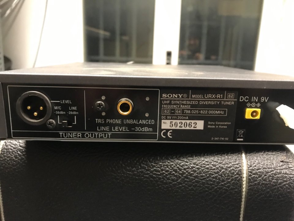 5 Recetores inalámbricos shure y sony