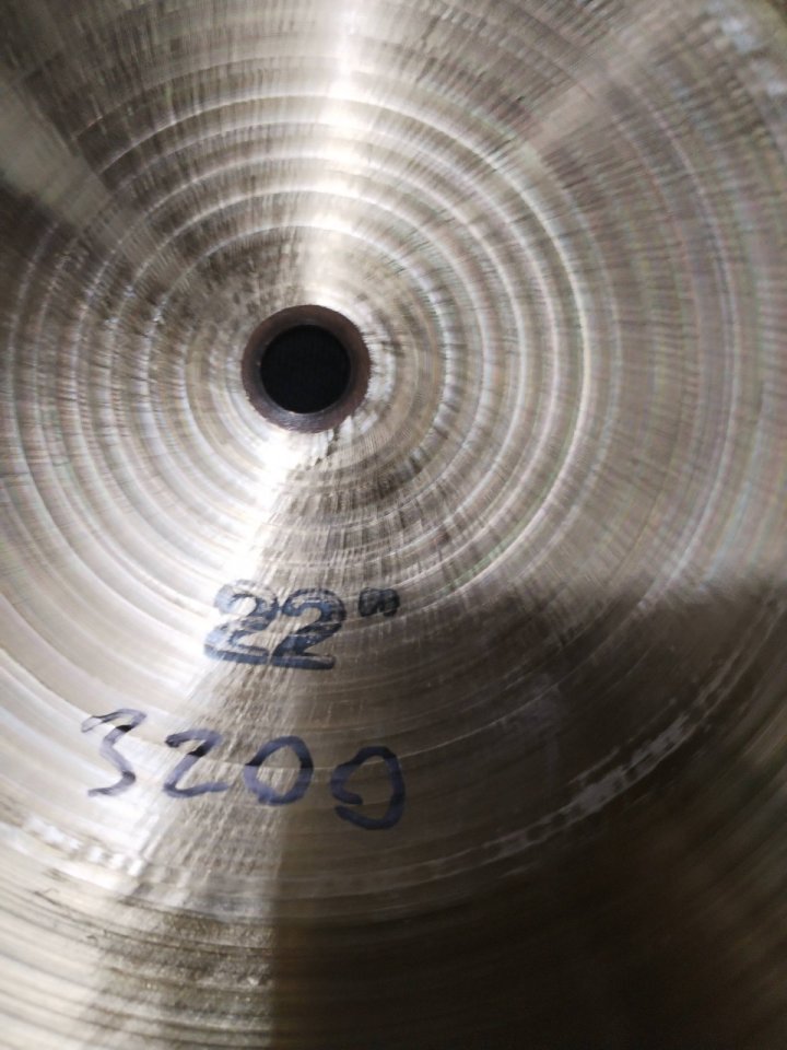 22" Paiste 602 ride 'Heavy' 3200gr