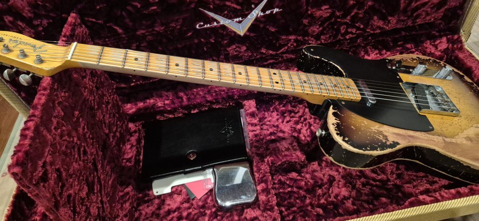 Fender Telecaster Double Esquire 1950 Heavy Relic Custom Shop de segunda mano · Foto 8 de 8 · Barcelona · 4500 €