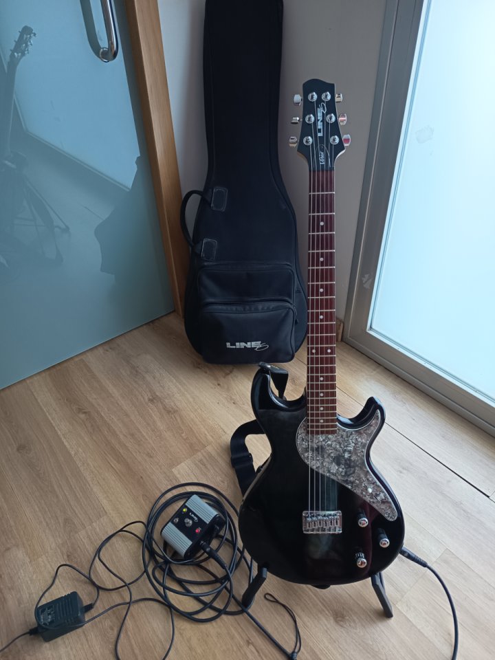 Flexton II line6 y guitarra variax 500