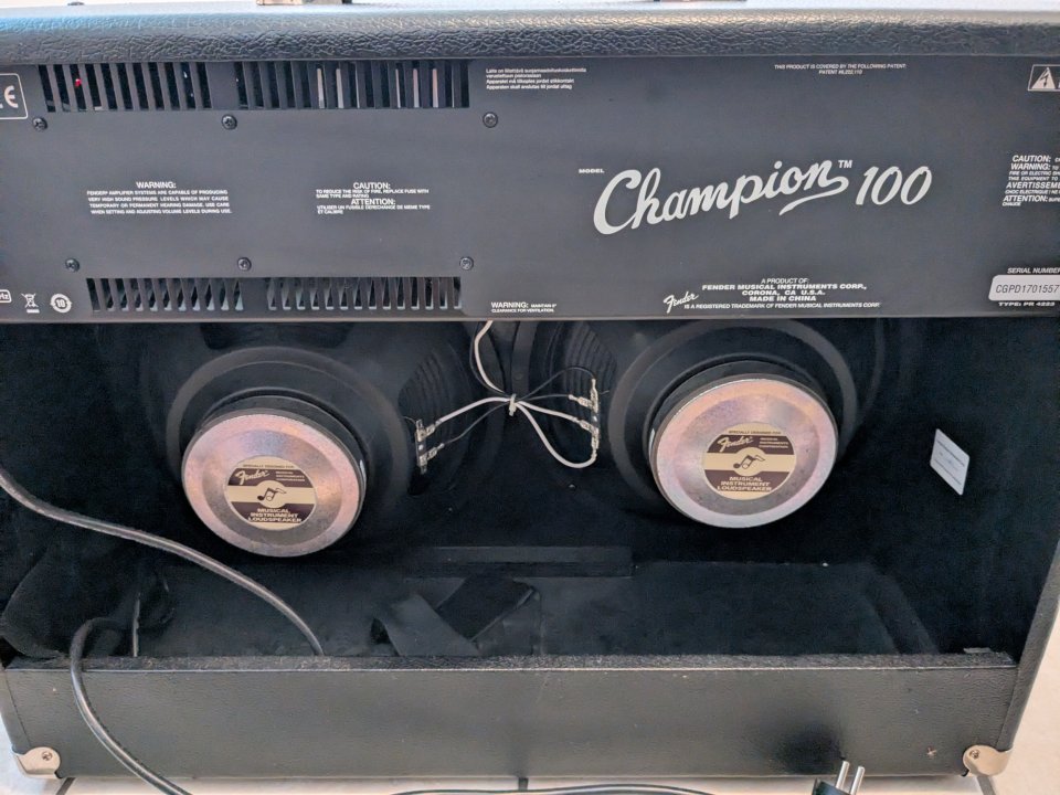Amplificador Fender Champion 100
