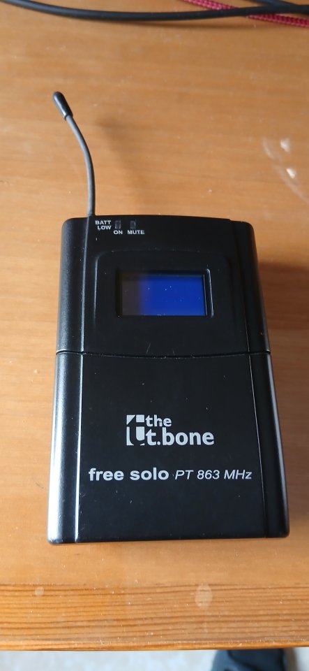 Petaca inalambrico the t.bone free solo Bodypack 863 Mhz