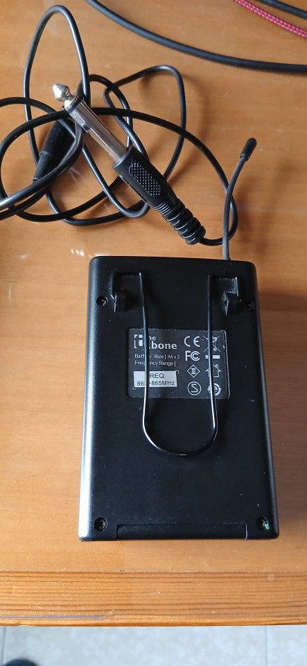 Petaca inalambrico the t.bone free solo Bodypack 863 Mhz