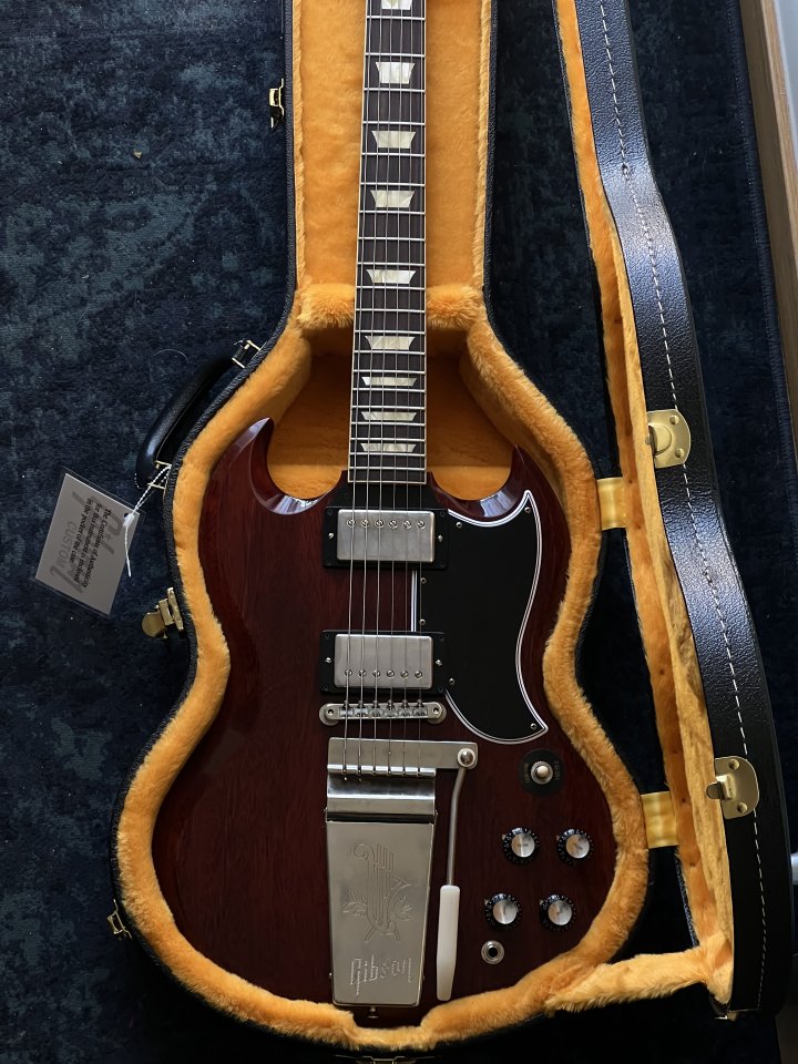 Gibson SG '64 Reissue VOS Custom Shop (2024) – Cherry  2.9 kg (Cambio)