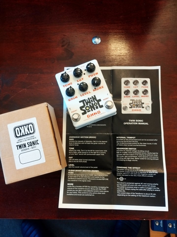 Okko Twin Sonic overdrive Booster