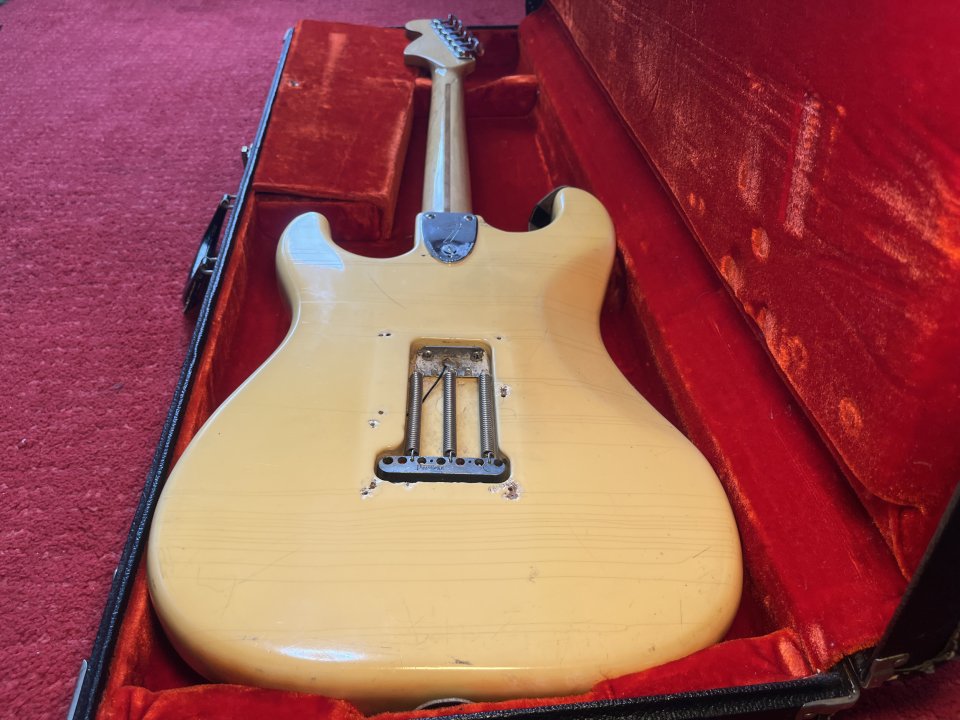 Fender Stratocaster 1974 – Olympic White – Vintage USA