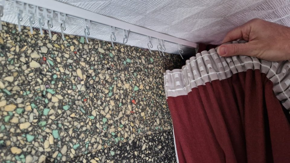 Cortinas Acusticas confeccionadas.