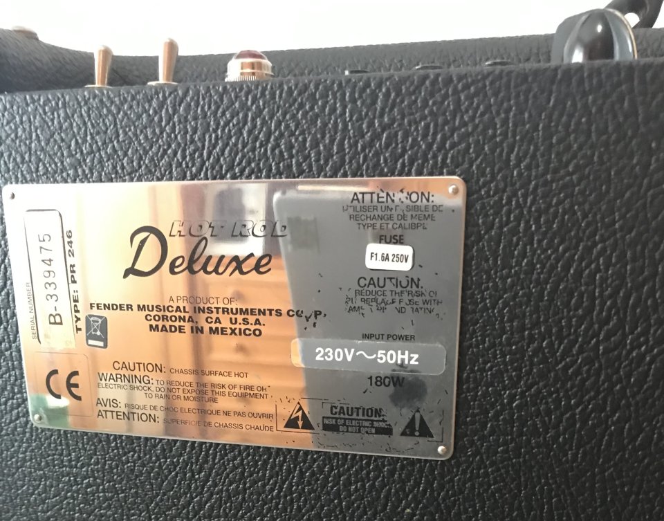 Amplificador guitarra fender hot rod deluxe de segunda mano · Foto 4 de 4 · Bizkaia · 400 €