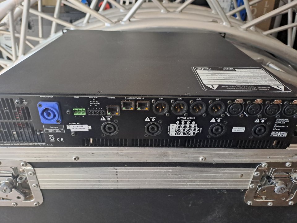 DAS DX 80i Amplificador Digital Das 4 Canales Con Dsp