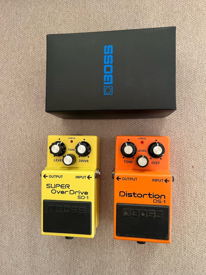 Boss Distorsion y overdrive