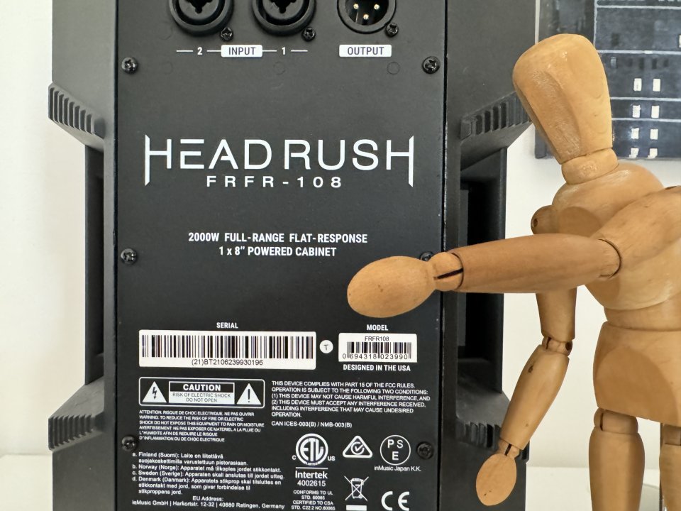 Vendo HEADRUSH FRFR 108