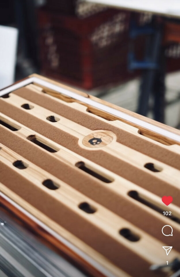 Pedalera VilaFusta Perla del Turia custom + flightcase