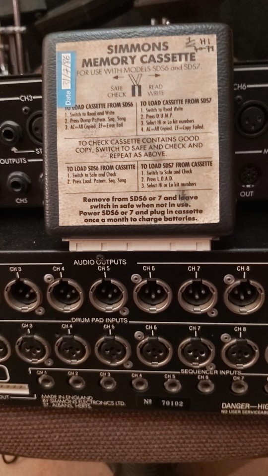 Simmons SDS-7 completa + MTM (Vintage) de segunda mano · Foto 7 de 8 · Madrid · 3500 €
