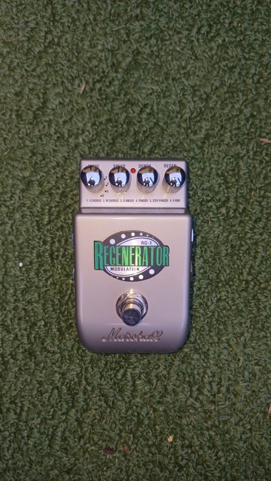 Pedal de modulación Marshall Regenerator (Envio incluido) de segunda mano · Foto 1 de 7 · Ciudad Real · 35 €