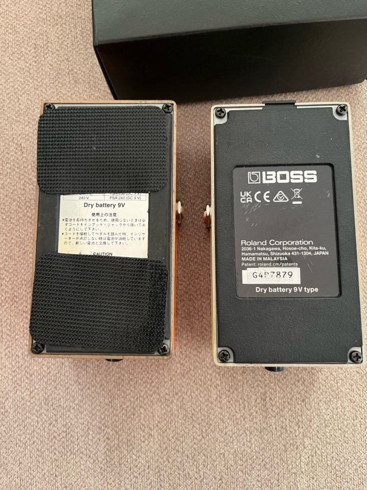 Boss Distorsion y overdrive