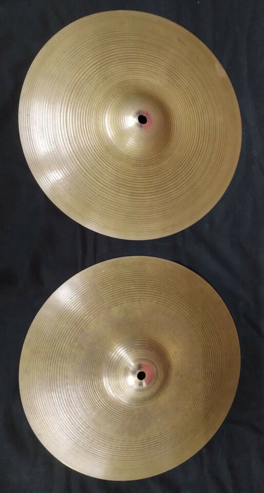 HiHat avedis 14" new beat 'hollow logo' 70/80's
