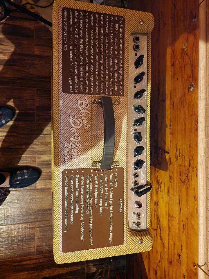 Fender blues deville/Cambio