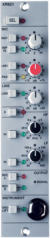 Modulos de preamp para SSL X-Rack: XR621 y XR627