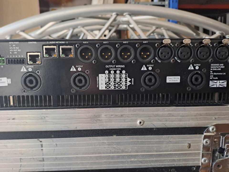 DAS DX 80i Amplificador Digital Das 4 Canales Con Dsp
