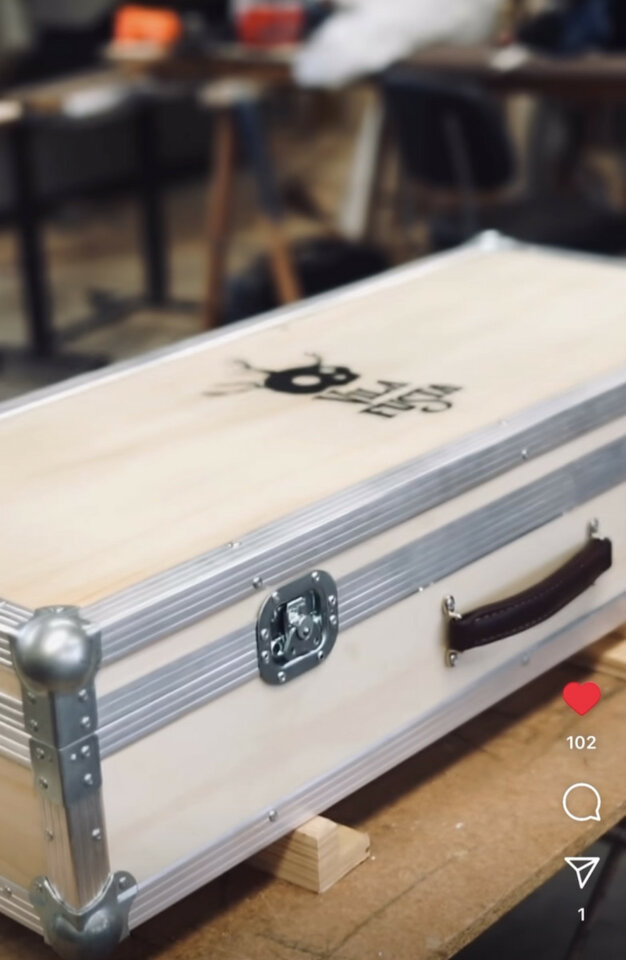 Pedalera VilaFusta Perla del Turia custom + flightcase