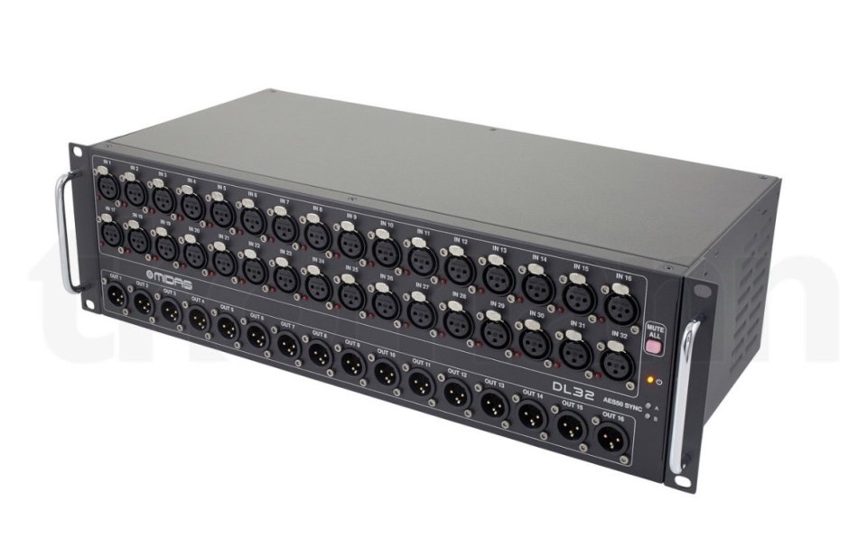 Midas M32R + DL32 + CAT5 50m + Racks