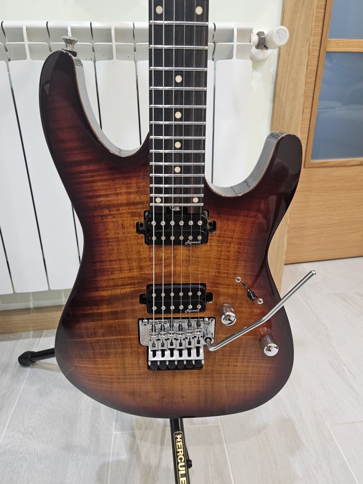 Harley Benton Fusion III Floyd Rose con mejoras de segunda mano · Foto 2 de 6 · Pontevedra · 215 €