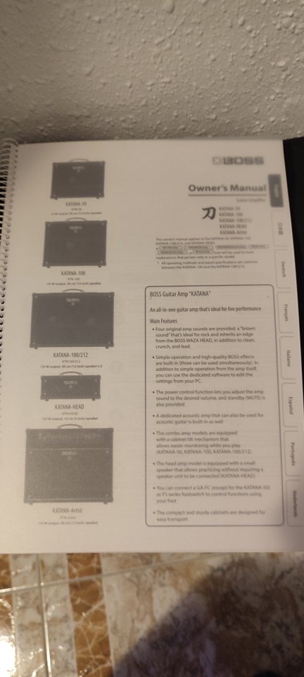 Boss Katana 100 212 MK1