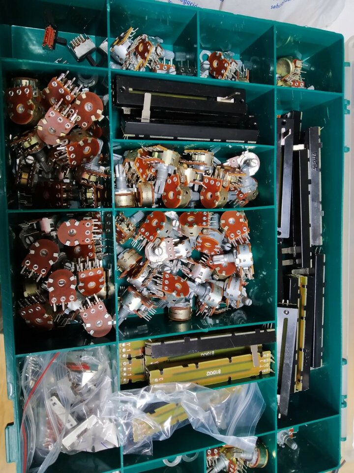 Vestax recambios originales mezcladores