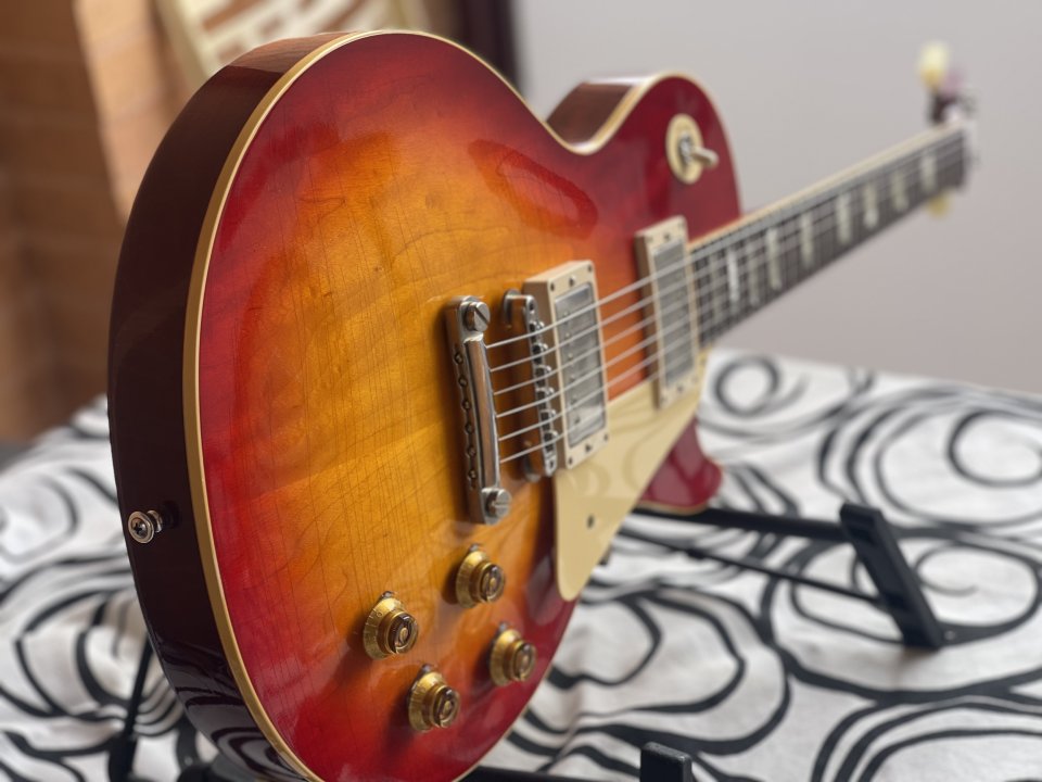 Gibson Les Paul 58 Reissue R8 Murphy lab ultra light aged en Washed Cherry de segunda mano · Foto 3 de 10 · Alicante · 4600 €