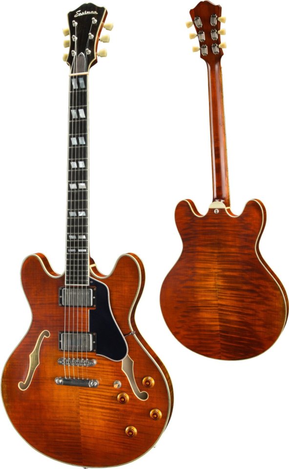 Guitarra semi hollow ZURDA(Eastman...) de segunda mano · Foto 2 de 9 · Zaragoza