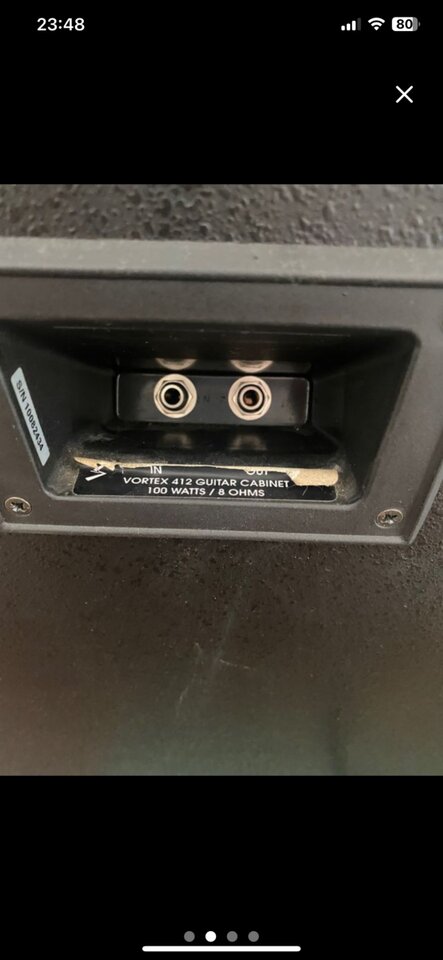 Pantalla hudges & kettner vortex 412 100w