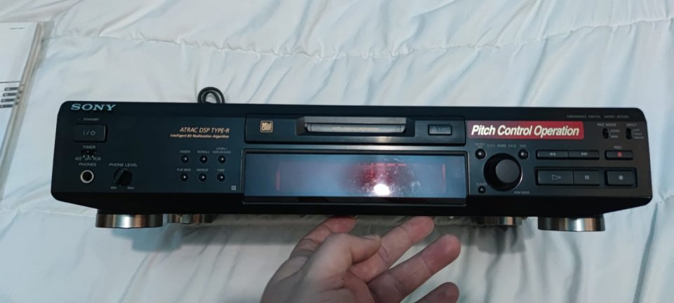 Sony MDS-JE530 MiniDisc con manual y caja
