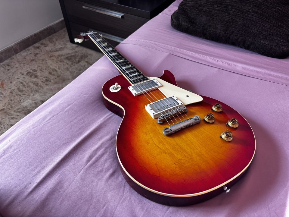 Gibson Les Paul 58 Reissue R8 Murphy lab ultra light aged en Washed Cherry de segunda mano · Foto 6 de 10 · Alicante · 4600 €