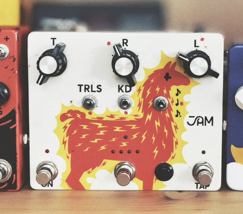 Delay analógico Jam Pedals Delay Llama Xtreme.