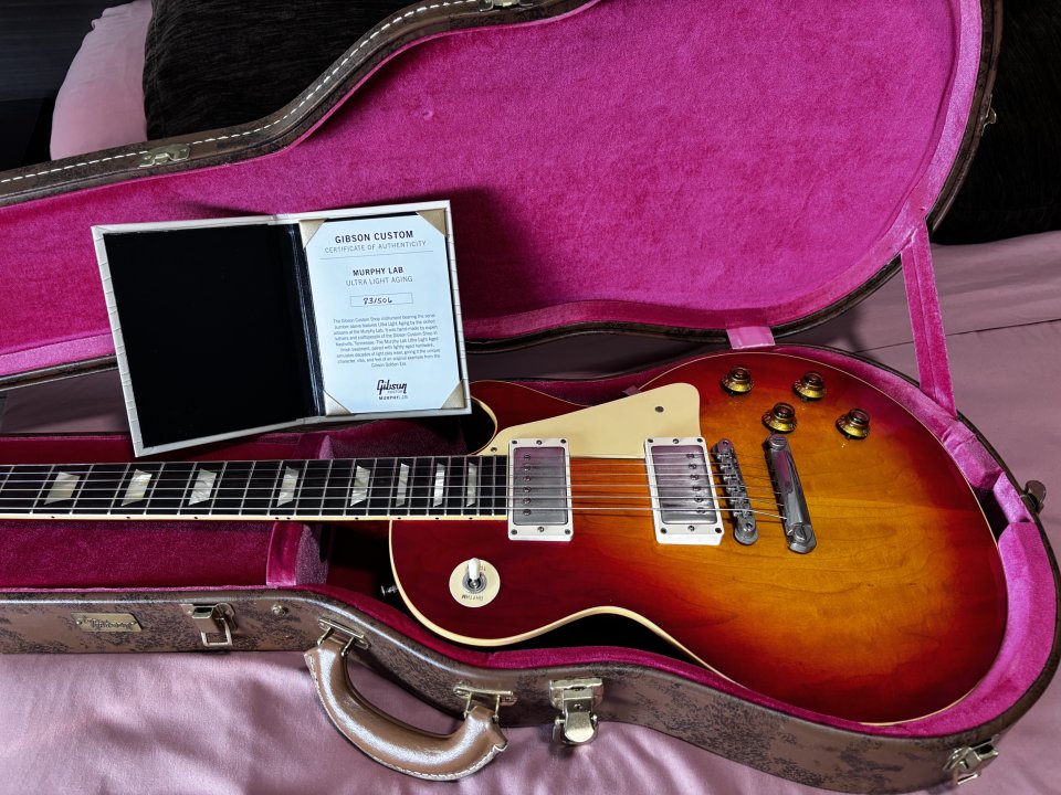 Gibson Les Paul 58 Reissue R8 Murphy lab ultra light aged en Washed Cherry de segunda mano · Foto 7 de 10 · Alicante · 4600 €