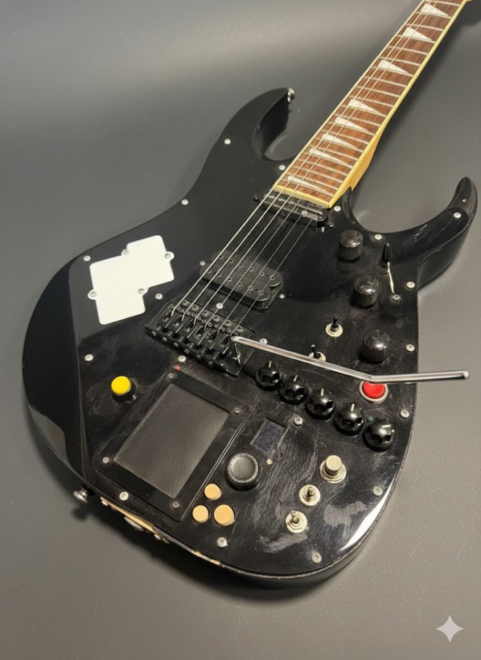 Guitarra Experimental (Sustainer + Kaoss Pad + Fuzz)