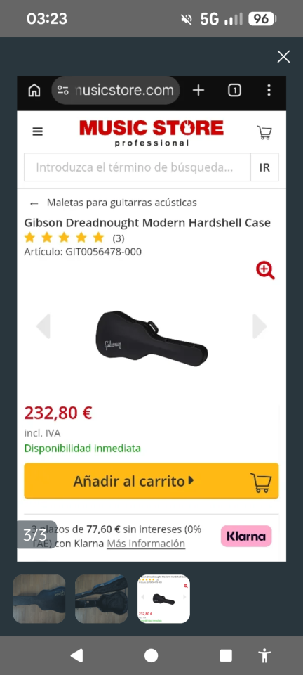 Estuche dreadnought Gibson